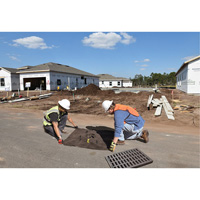 Ultra-Drain Guard&reg; Catch Basin Insert, Trash & Debris, 48" L x 36" W Mukwa Safety Services