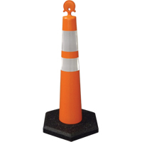C&ocirc;ne de canalisation, Hauteur 42", Orange Mukwa Safety Services
