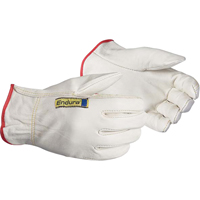 Driver's Gloves, 3X-Large, Grain Cowhide Palm Mukwa Safety Services