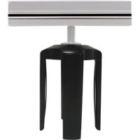 Tensabarrier&reg; Sign Bracket with Adapter, Chrome Mukwa Safety Services