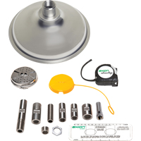 Trousse de mise &agrave; niveau pour douche et douche oculaire/faciale Axion Advantage avec t&ecirc;te et t&ecirc;te de douche oculaire/faciale en acier inoxydable Mukwa Safety Services