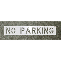 Pochoirs pour parc de stationnement, Pictogramme, 4" x 3" Mukwa Safety Services
