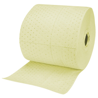 Industrial-Grade Fine Fibre Sorbent Rolls, Heavyweight, 150' L x 15" W, 35 Gal. Absorbancy Mukwa Safety Services