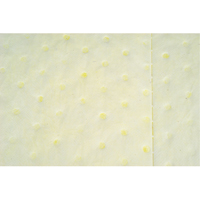 Feuilles absorbantes lamin&eacute;es (SMS) de premi&egrave;re qualit&eacute;, Mati&egrave;res dangereuses, 15" x 17", 30 gal. d'absorption Mukwa Safety Services