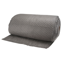 High Traffic Sorbents, Heavyweight, 150' L x 30" W, 60 gal. Absorbancy Mukwa Safety Services