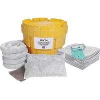 Premium Spill Kit, Oil Only, Overpack/Salvage Drum, 20 US gal. Absorbancy Mukwa Safety Services