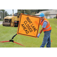 Tilt-Adjust Sign Stand Mukwa Safety Services