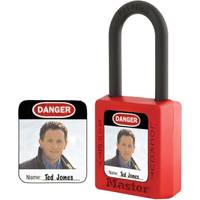Zenex Thermoplastic Photo Padlock Identification Labels Mukwa Safety Services