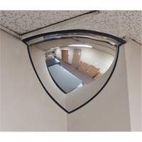 Miroir en d&ocirc;me 90°, Quart de d&ocirc;me, Dessus ouvert, Diam&egrave;tre 20" Mukwa Safety Services
