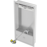 Eyewash Station, Wall-Mount Installation, Stainless Steel Bowl Mukwa Safety Services