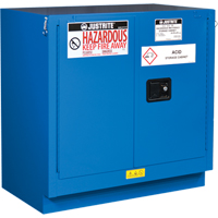 ChemCor&reg; Lined Hazardous Material Undercounter Safety Cabinets, 22 gal., 35" x 35" x 22" Mukwa Safety Services