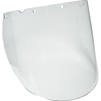 V-Gard&reg; Visor for Chemical and Splash Applications, Propionate, Clear Tint Mukwa Safety Services