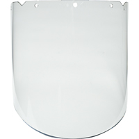 V-Gard&reg; Visor for Heavy Duty General Purpose Applications, Polycarbonate, Clear Tint Mukwa Safety Services