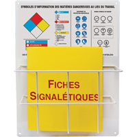 Panneaux de style panier pour mati&egrave;res dangereuses, Français, Compris reliures Mukwa Safety Services