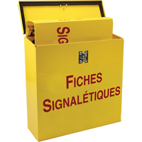 Boîte pour documents de s&eacute;curit&eacute; pour le chantier, Français, Compris reliures Mukwa Safety Services