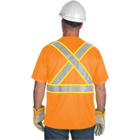 T-shirt conforme &agrave; la CSA, Polyester, Moyen, Orange Mukwa Safety Services