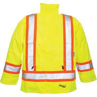 Professional&reg; Journeyman&reg; 300D Jackets, Polyester, Small, High Visibility Lime-Yellow Mukwa Safety Services