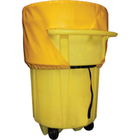Couvercle en poly pour les surconteneurs avec roues de 95 gallons Mukwa Safety Services
