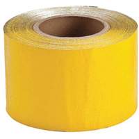 Temporary Pavement Marking Tape, 4" x 150', Vinyl, Yellow Mukwa Safety Services