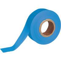 Flagging Tape, 1.188" W x 150' L, Fluorescent Blue Mukwa Safety Services