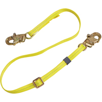 Longe de positionnement r&eacute;glable &agrave; sangle, 1 branches, 6', Classe CSA B, Polyester Mukwa Safety Services