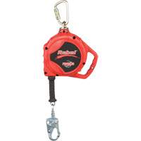 Cordage de s&eacute;curit&eacute; autor&eacute;tractable Rebel, 33', Acier inoxydable, Pivotant Mukwa Safety Services