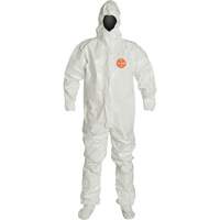 Combinaison &agrave; capuchon, Tychem 4000, 2T-Grand, Blanc Mukwa Safety Services