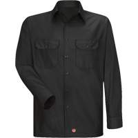 Chemise &agrave; manches longues en tissu ind&eacute;chirable, Hommes, 3T-Grand, Noir Mukwa Safety Services
