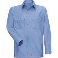 Chemise &agrave; manches longues en tissu ind&eacute;chirable, Hommes, 3T-Grand, Bleu Mukwa Safety Services