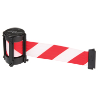 Replacement Cassettes For Utility, Advance & StowAway&reg; TensaBarrier&reg;, 13', White Tape Mukwa Safety Services