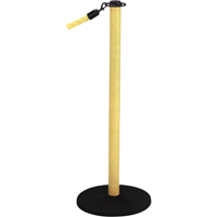 Poteaux portatifs, Hauteur de 36", Jaune Mukwa Safety Services