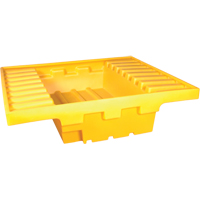Contenant de confinement Ultra-Rack Sump, 51,5'' lo x 51,5'' la x 12" ha, 66 gal. US Capacit&eacute; Mukwa Safety Services