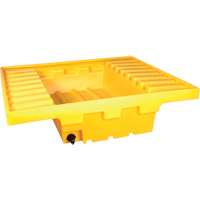 Contenant de confinement Ultra-Rack Sump, 51,5'' lo x 51,5'' la x 12" ha, 66 gal. US Capacit&eacute; Mukwa Safety Services