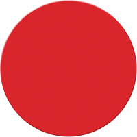 Marqueurs all&eacute;g&eacute;e/5S Armor Stripe, Cercle, 6" lo x 6" la, Rouge, Plastique Mukwa Safety Services