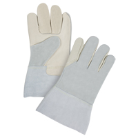 Gants de travail de premi&egrave;re qualit&eacute; &agrave; dos refendu, Grand, Paume en Cuir fleur de vache Mukwa Safety Services