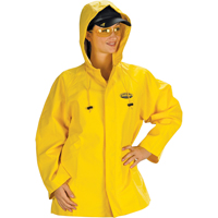 V&ecirc;tements imperm&eacute;ables Hurricane ignifuges et r&eacute;sistants &agrave; l'huile, vestes, 4T-Grand, Jaune Mukwa Safety Services