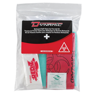 Dynamic Biohazard Spill Clean-Up First Aid Kit, Class 1 Medical Device, Resealable Plastic Bag Mukwa Safety Services