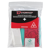 Dynamic Biohazard Spill Clean-Up First Aid Kit, Class 1 Medical Device, Resealable Plastic Bag Mukwa Safety Services