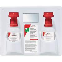 Dynamic Single-Use Eyewash Station with Isotonic Solution, Double Mukwa Safety Services