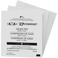Dynamic Gauze, Pad, 2" L x 2" W, Sterile, Medical Device Class 1 Mukwa Safety Services
