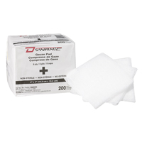 Dynamic Gauze Sponge, Pad, 4" L x 4" W, Medical Device Class 1 Mukwa Safety Services