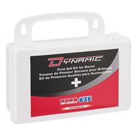Dynamic Emergency Burn First Aid Kit, 10-unit Plastic Box, Class 2 Mukwa Safety Services
