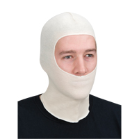 Spray Sock Head Cover, Cotton, White Mukwa Safety Services