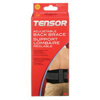 Tensor Adjustable Back Brace, Elastic, One Size Mukwa Safety Services