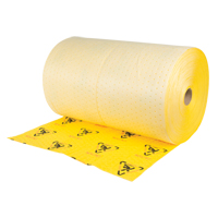Premium Caution Rolls, Heavyweight, 150' L x 30" W, 57 gal. Absorbancy Mukwa Safety Services