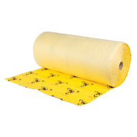 Premium Caution Rolls, Heavyweight, 150' L x 36" W, 57 gal. Absorbancy Mukwa Safety Services