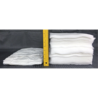 Chiffons pour l'huile Spilltration, Huile seulement, 16" x 10", 29 gal. d'absorption Mukwa Safety Services
