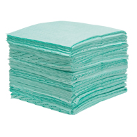 Premium Bonded Sorbent Pads, Hazmat, 15" x 18", 25 gal. Absorbancy Mukwa Safety Services
