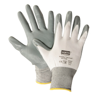 NorthFlex Nitri Task Gloves, X-Large, Nitrile Coating, 13 Gauge, Nylon Shell Mukwa Safety Services
