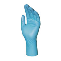 Gants jetables Solo Ultra 997, T-Grand, Nitrile, 4 mils, Sans poudre, Bleu Mukwa Safety Services